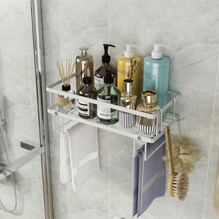 Rebrilliant Mayce Metal Bathroom Shelves Wayfair Canada